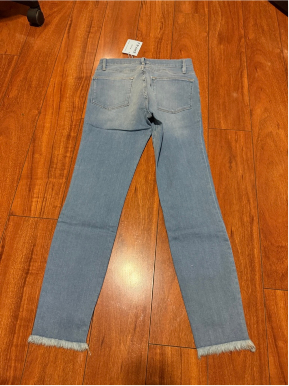 Women's FRAME Light Blue Le High Skinny Jeans Size 27 - Picture 3 of 9